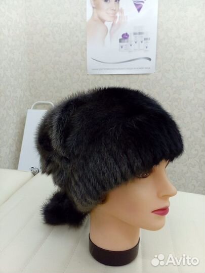 Шапка норка, шиншилла
