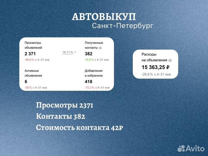 Консультация авитолога для частных услуг