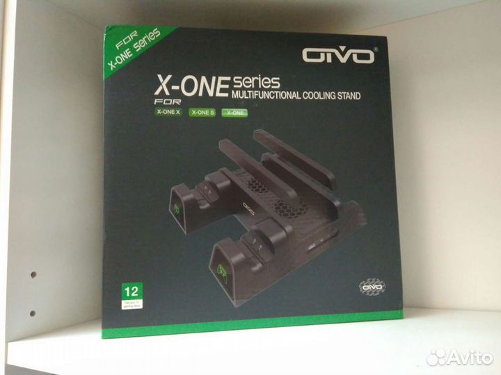 2 аккумулятора подставка с охлаждением Xbox One