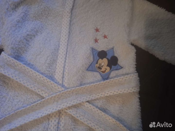 Детский махровый халат, р. 92-98см