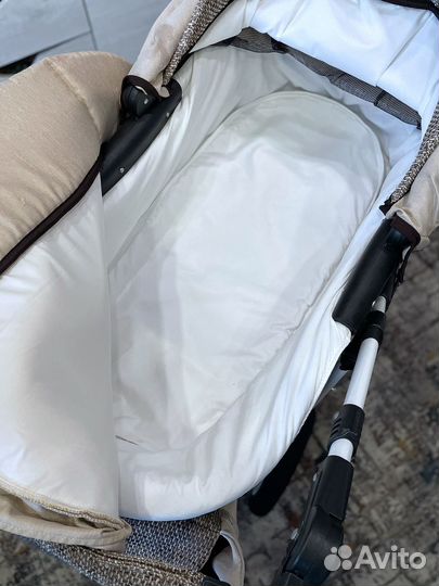 Коляска Retrus 3 в 1 льняная