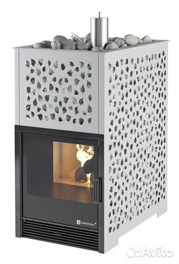 Печь для бани и сауны из нержавейки закр. каменка