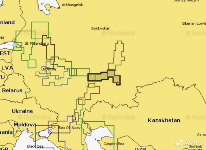 Карты Глубин для эхолотов Navionics C Map
