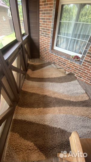 Ковер полушерстяной мохнатый 2*3м