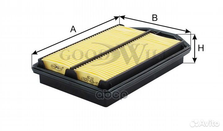 Фильтр воздушный AG190 Goodwill