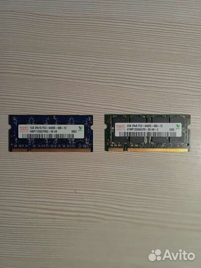 Оперативная память ddr2 для ноутбука