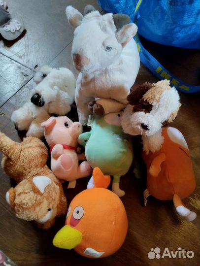 Мягкие игрушки пакетом бесплатно Бронь