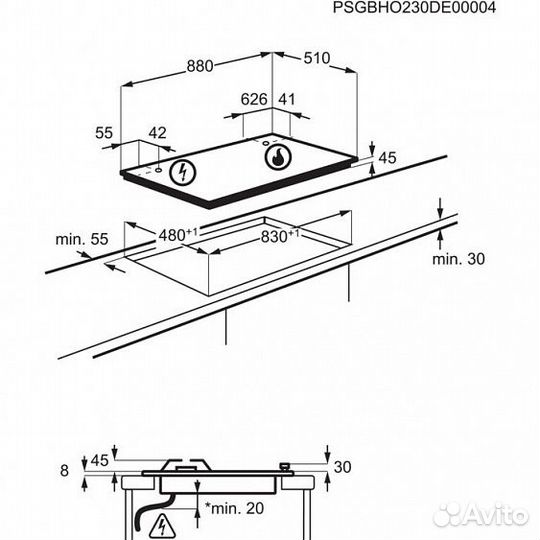 Варочная поверхность electrolux KGG953753K