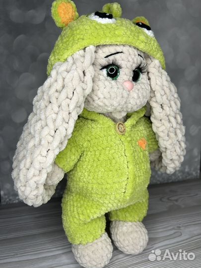 Заяц вязаный Вязаные игрушки Дракон