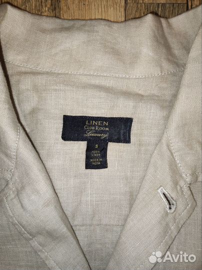 Рубашка-овершот льняная Club Room p.S