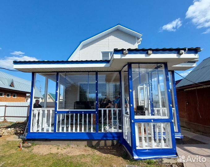 Мягкие окна для террасы беседки веранды