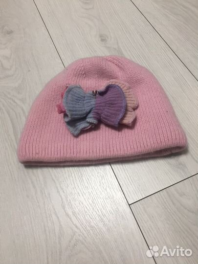 Шапка шарф перчатки комплект зимний женский