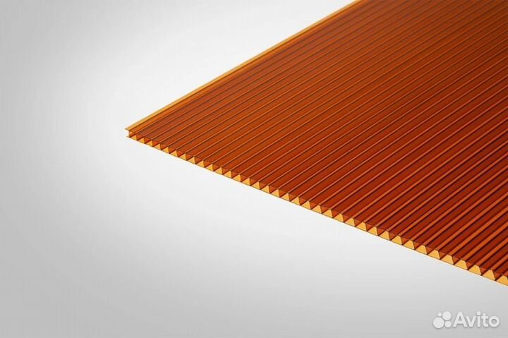 Сотовый поликарбонат 6мм Колибри