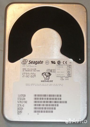 HDD жесткий диск Seagate ST32122A 2Gb 2111Mb IDE