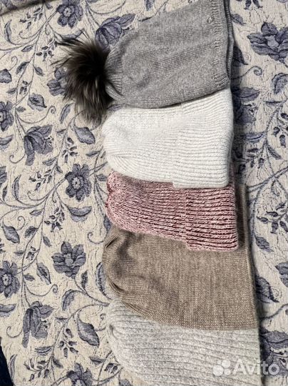 Шапка капюшон варежки