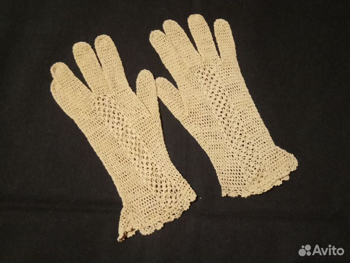 Перчатки винтажные женские