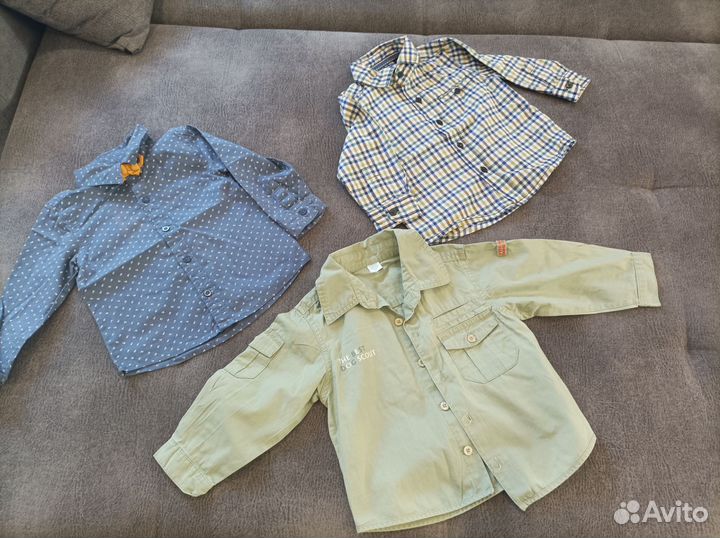 Вещи на мальчика пакетом 80-86-92