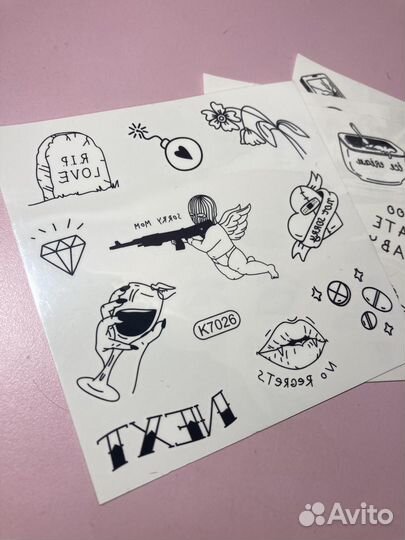 Временные переводные татуировки