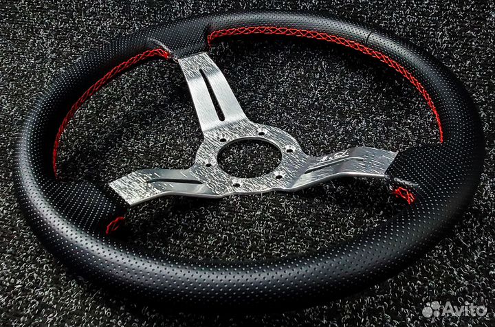 Руль Nardi style - с выносом Lite - 350мм (перфори