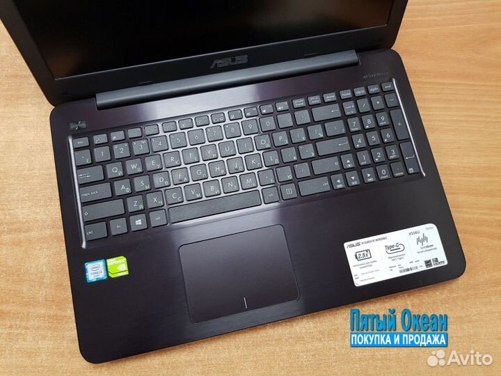 Ноутбук Asus 15, Core i3 6100U, 940MX 2Gb