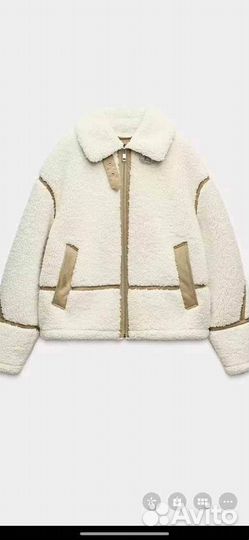 Дубленка Zara женская новая коллекция L