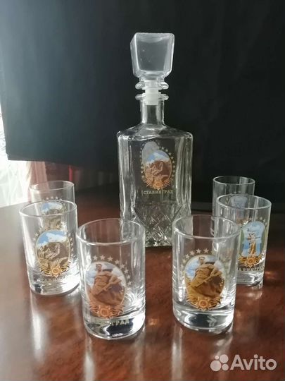 Графин с рюмками, стаканы СССР