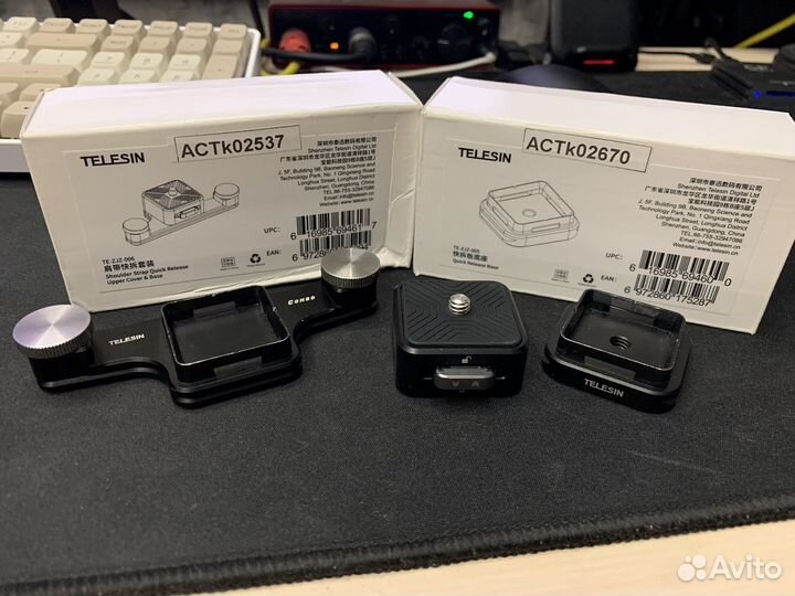 Комплект - крепление для камеры на рюкзак