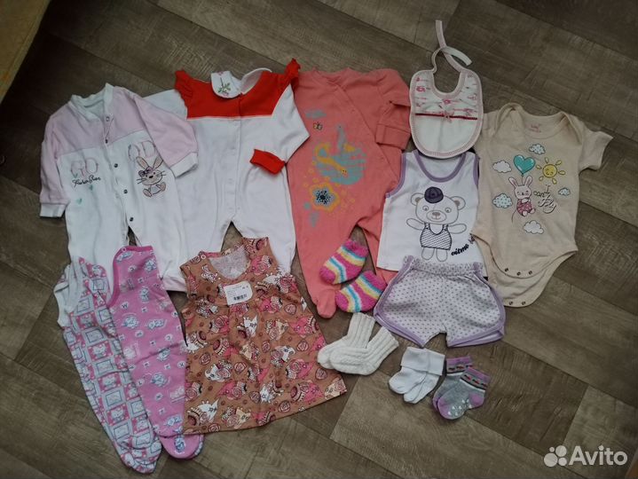 Пакет одежды 56-68 для девочки