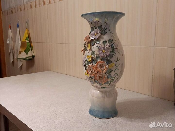 Ваза напольная керамическая