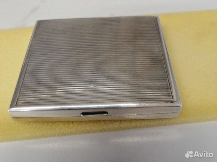 Портсигар серебряный, Италия