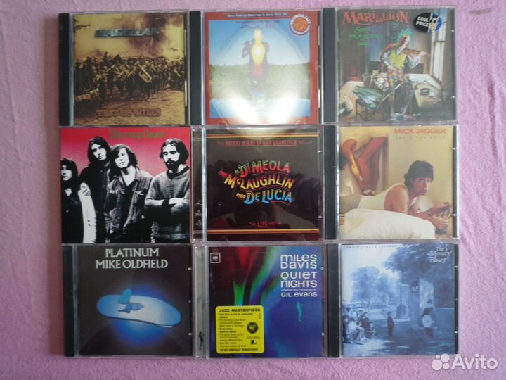 Компакт диски CD фирменные, 360 шт