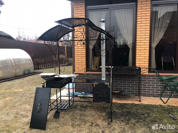 Кованый мангал для дачи