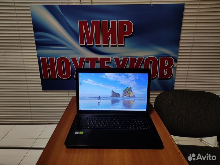 Игровой ноутбук Asus бу / GF 940 MX /17 дюймов