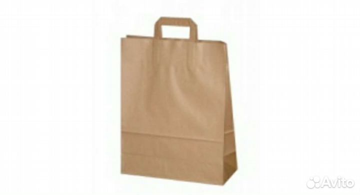 Крафт пакеты бумажные с ручками