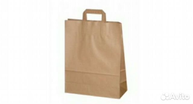 Крафт пакеты бумажные с ручками