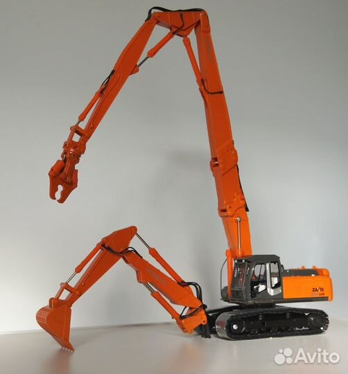 1/50 экскаватор Hitachi разрушитель 2 в 1