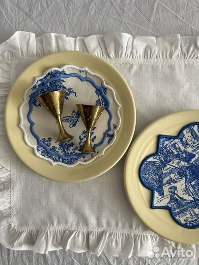 Пашотницы из латуни винтаж