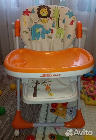 Стул для кормления Skillmax YQ 108 Orange