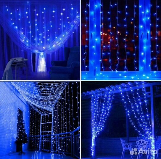 Гирлянды оптом. Гирлянда Занавес оптом