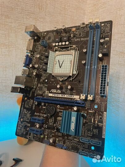 Материнская плата p8h61-mx usb3 lga1155
