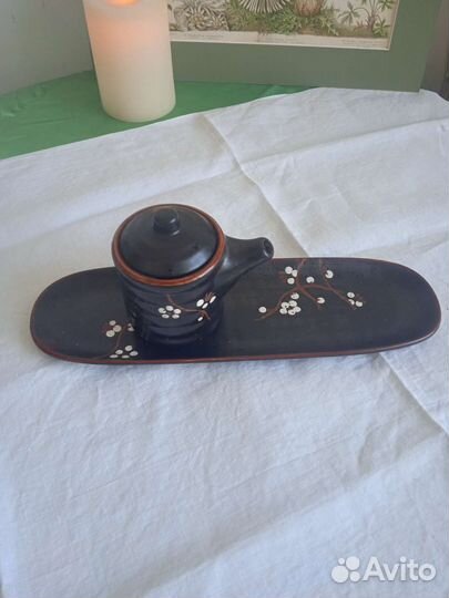 Керамика для чая.Шкатулка металл