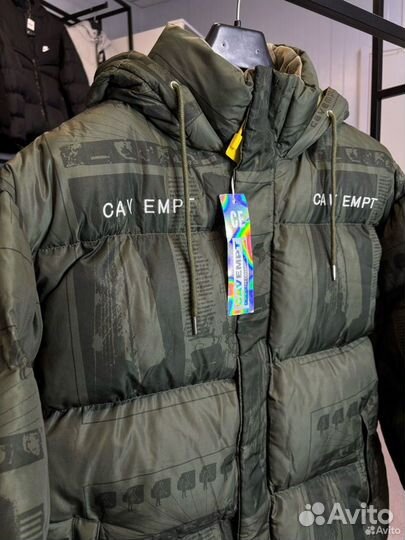 Зимний Пуховик от Cav Empt темно зеленый