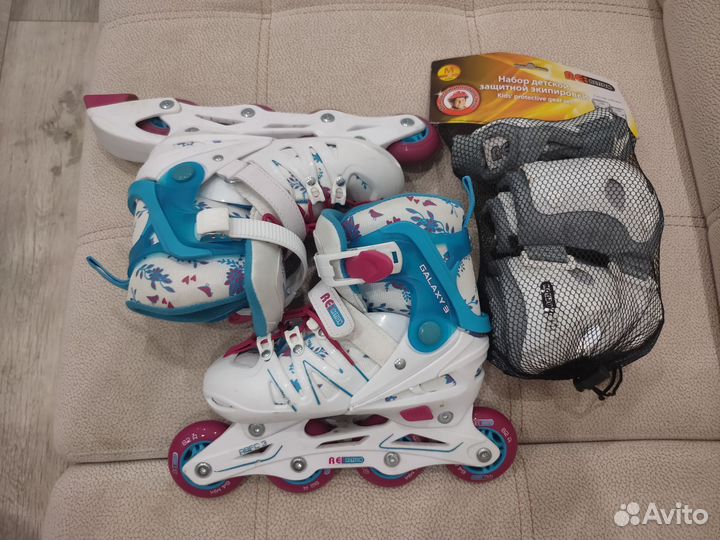 Детские ролики и защита