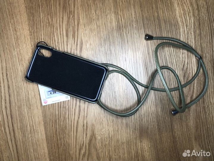 Кожаный чехол Zara для iPhone X/XS новый