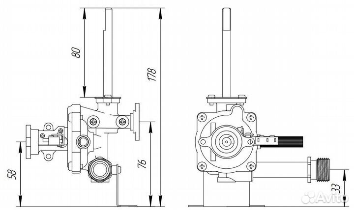 Водяной блок газовой колонки 