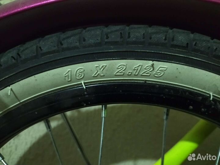 Детский велосипед для девочки 16