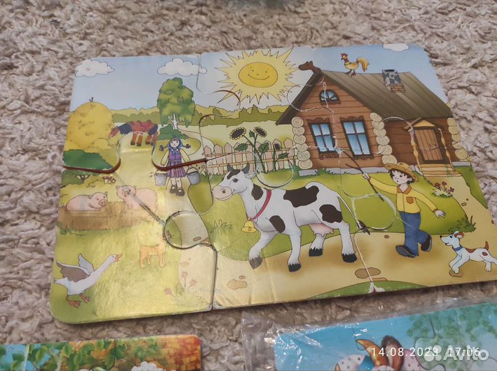 Набор пазлов для самых маленьких