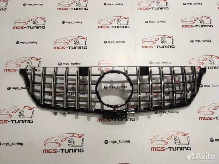 Решетка на Mercedes ML w166 GT Без звезды + Amg