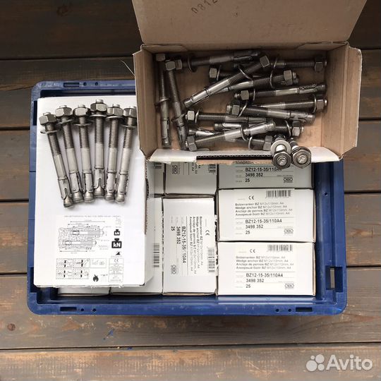 Анкер MKT BZ plus 12-15-35/110 А4 (М12х110)