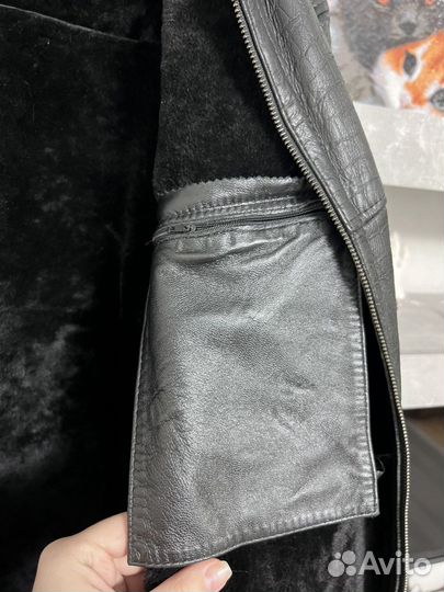 Дубленка натуральная мужская 60 62